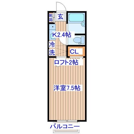 ドミールSUZUKIの物件間取画像
